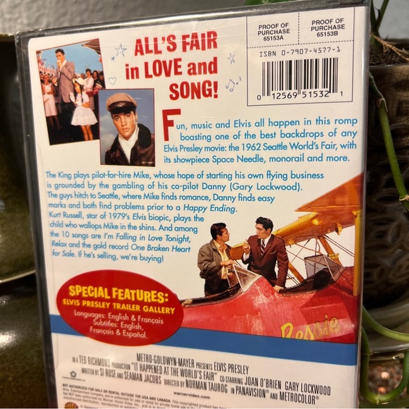 It Happened at the World’s Fair DVD Movie, Elvis Presley, Gary Lockwood, NEW - Picture 6 of 6